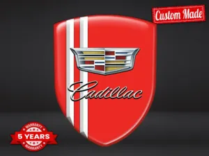 Cadillac Adesivi Epoxy Cupola Drift Alta Gamma Badge